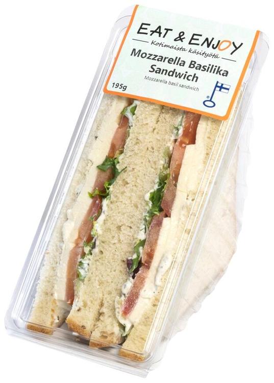 Eat & Enjoy Mozzarella Basilika Sandwich 195g