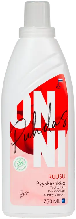 Puhdas ONNI Pyykkietikka Ruusu 750 ML