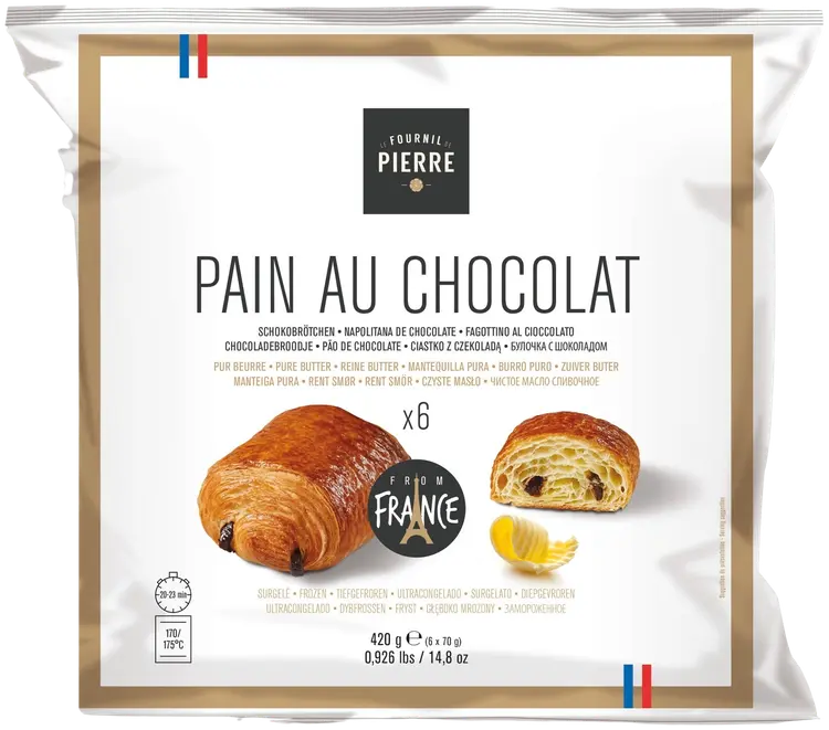 Bridor Pain au chocolat suklaacroissant 420 g pakaste