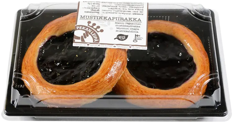 Pekan Leipä Mustikkapiirakka 2kpl 220g