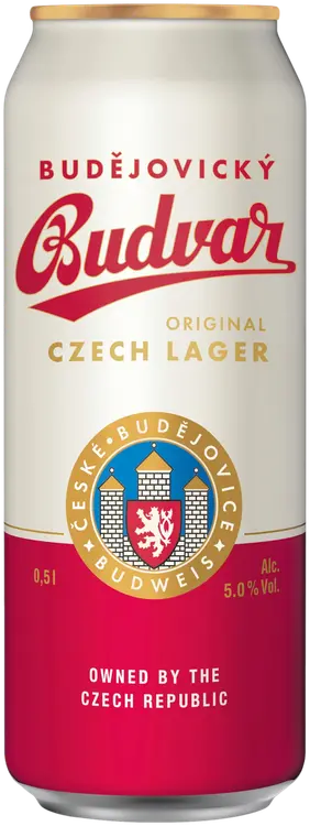 Budejovicky Budvar Original Czech lager 5% 0,5l oluttölkki