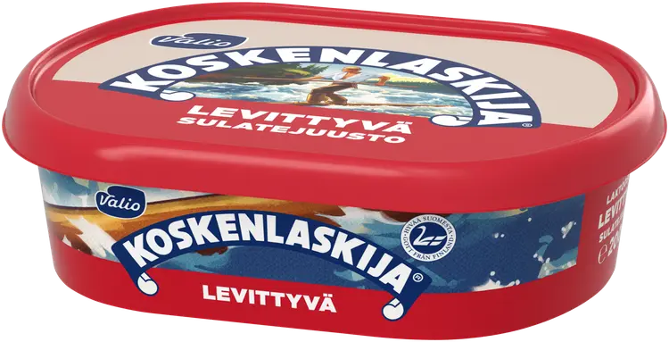 Valio Koskenlaskija® e200 g levittyvä sulatejuusto laktoositon
