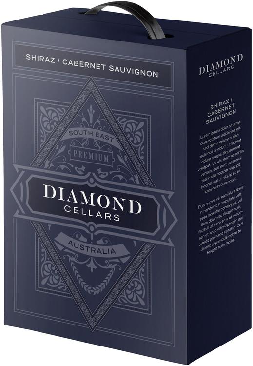 Diamond Cellars Shiraz Cabernet Sauvignon 13%vol GT vein 3L