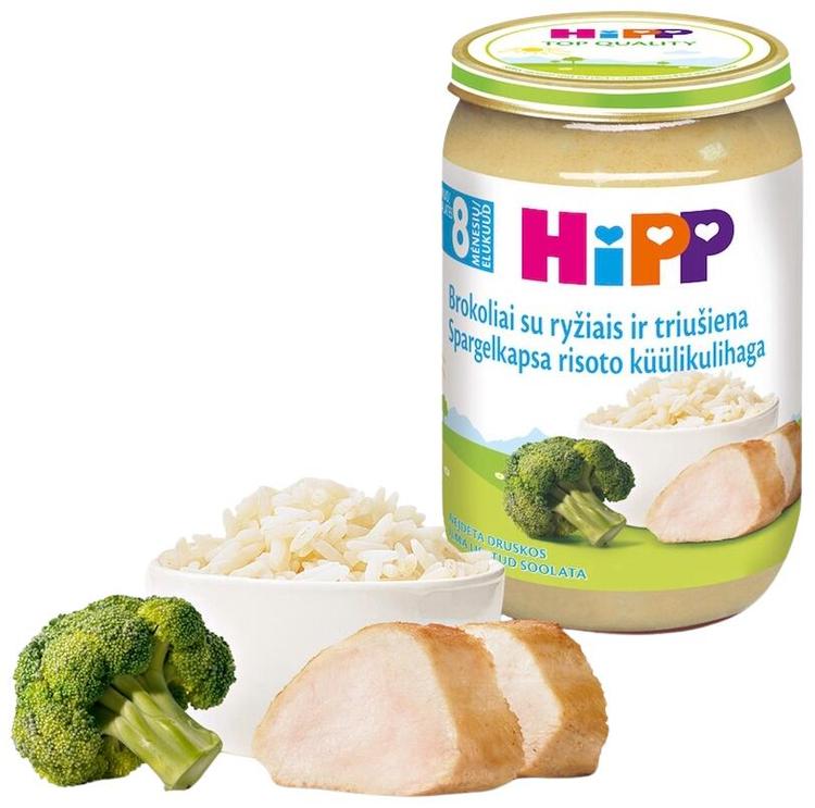 Hipp brokolirisoto küülikulihaga 220 g, alates 8-elukuust