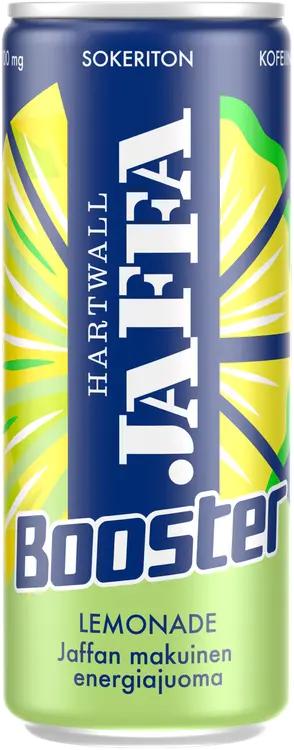 Jaffa Booster Lemonade sokeriton energiajuoma 0,33 l