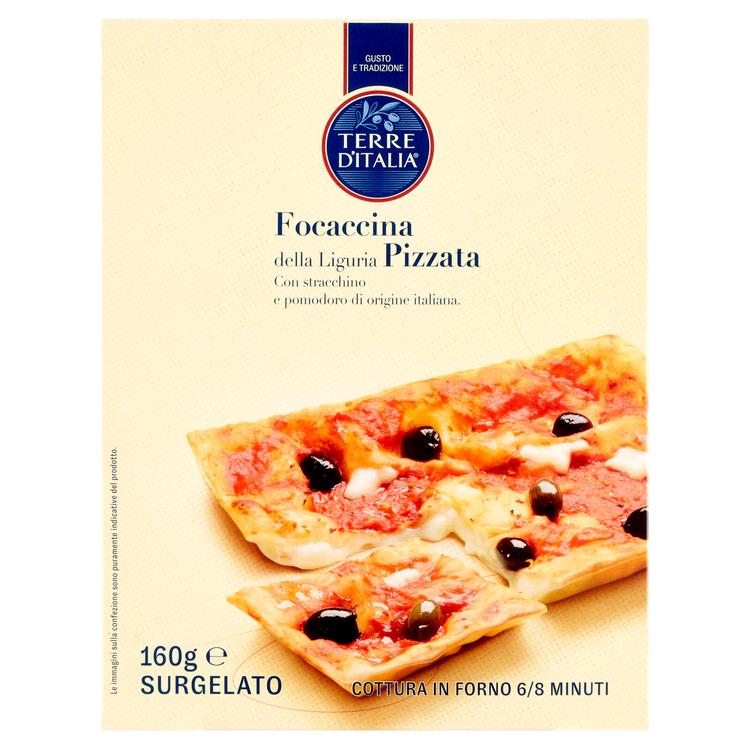 Terre d'Italia Focaccina della Liguria Pizzata pizza-focaccia 160g