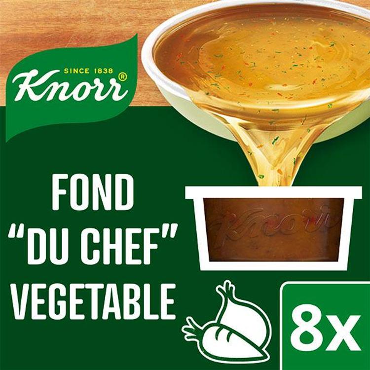 Knorr Kasvisannosfondi Fond "du Chef" Käyttövalmis 8x28g