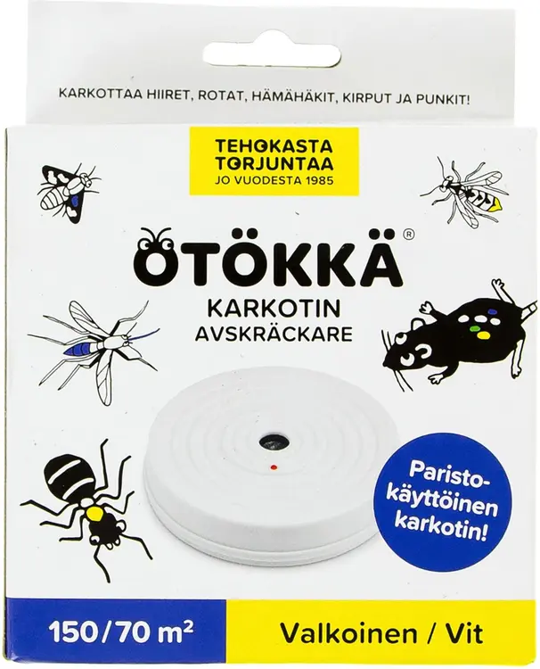 Ötökkä hiiri- ja rottakarkotin paristolla