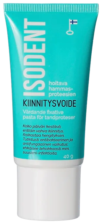 IsoDent hoitava hammasproteesien kiinnitysvoide 40 g
