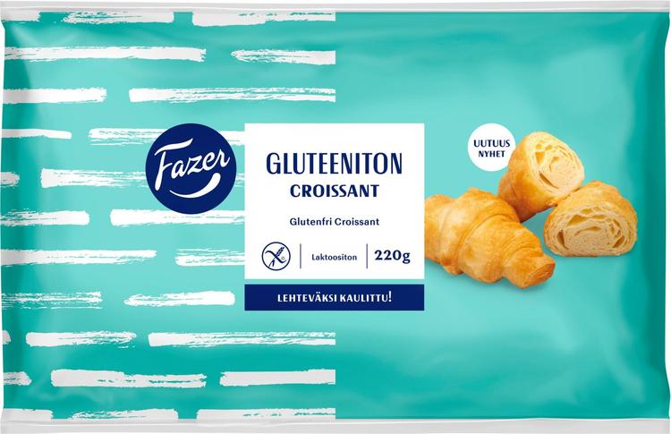 Fazer Gluteeniton Croissant 4kpl 220g, kypsäpakaste