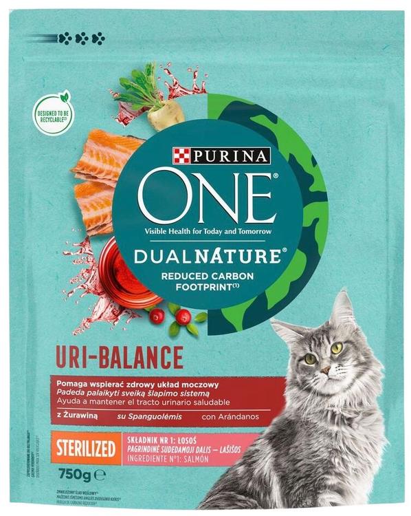 Purina One kuiv kassitoit Dual Nature Ster lõhe-jõh 750g