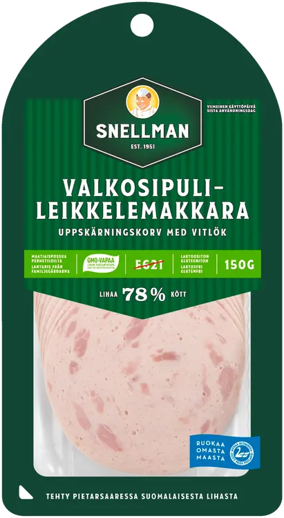 Snellman Valkosipulileikkelemakkara 150g