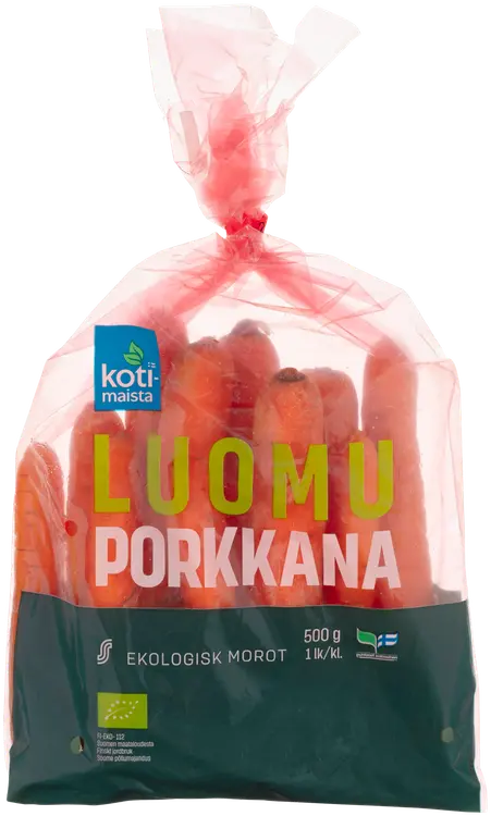 Kotimaista porkkana luomu 500 g