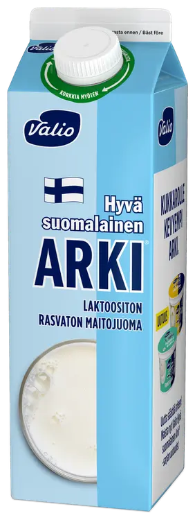 Valio Hyvä suomalainen Arki® Eila® rasvaton maitojuoma 1 l laktoositon