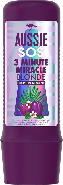Aussie SOS 3 Minute Miracle Blonde 225ml tehohoito