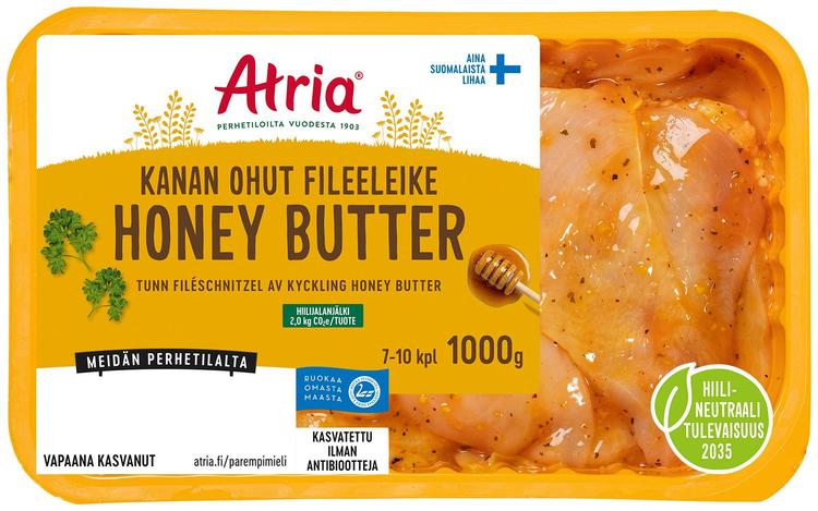 Atria Kanan Ohut Fileeleike Honey Butter 1000g