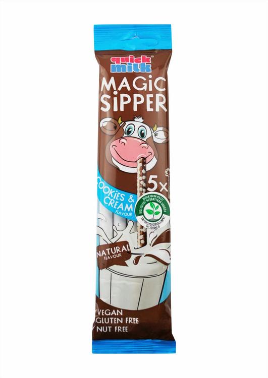 Quick Milk 6g Taikapilli Keksin ja kerman makuisia sokerirakeita