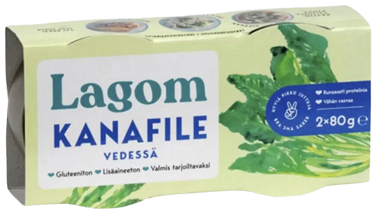 Lagom Kanafile vedessä 2x80g/2x52g