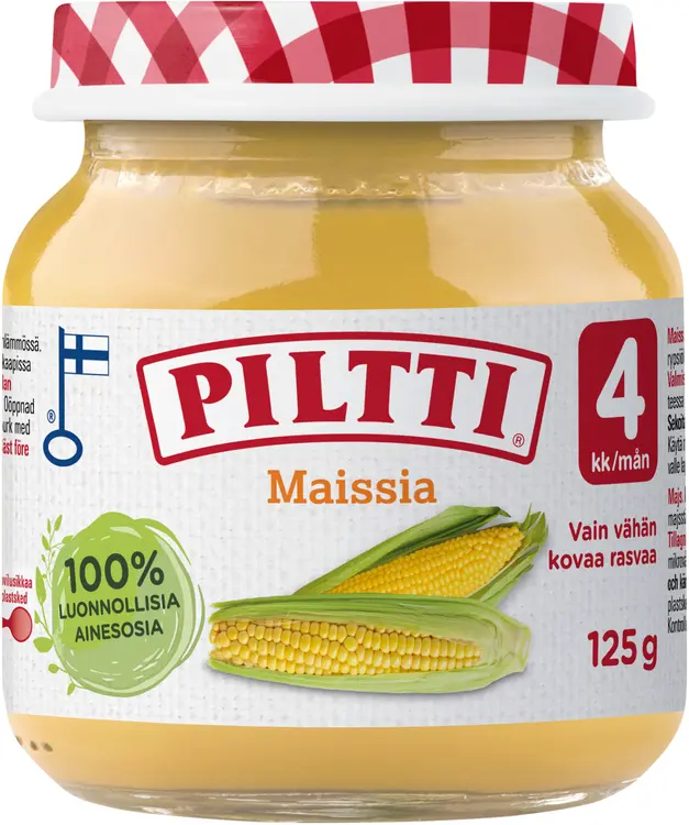 Piltti 125g Maissia lastenateria 4kk