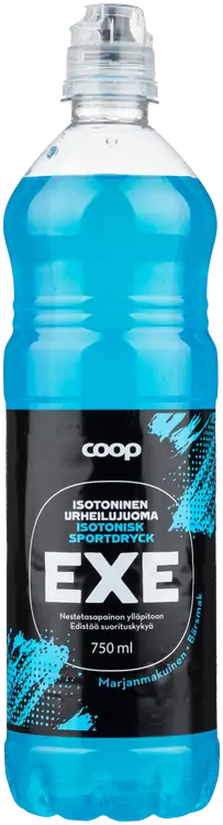 Coop Exe isotoninen urheilujuoma marjanmakuinen 0,75l