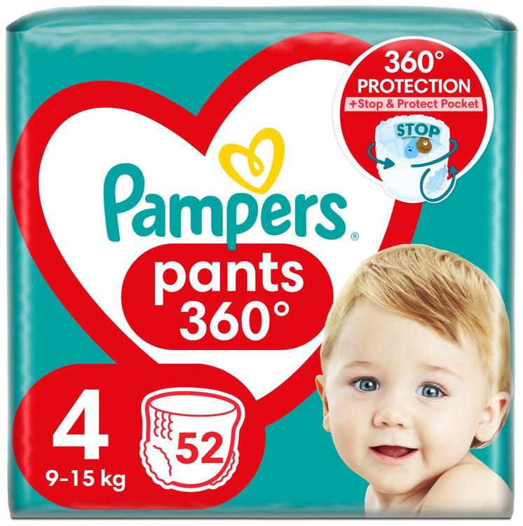 Püksmähkmed PAMPERS JP S4 52tk