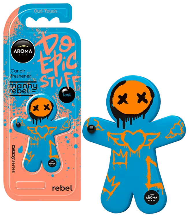 Aroma auton ilmanraikastin Polymer Mannu Rebel Oud Touch