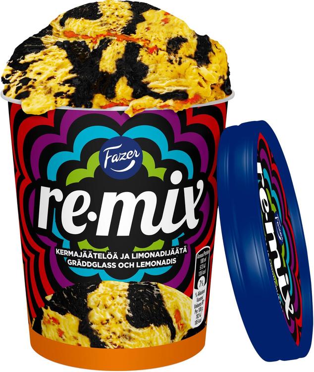 Fazer Remix kermajäätelö 352g/480ml