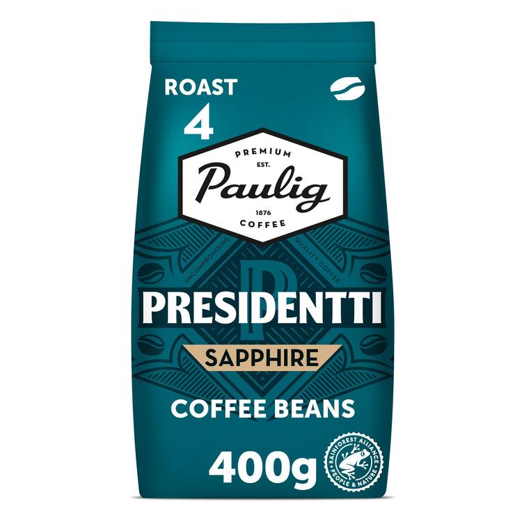 Paulig Presidentti Sapphire kahvi kahvipapu 400g