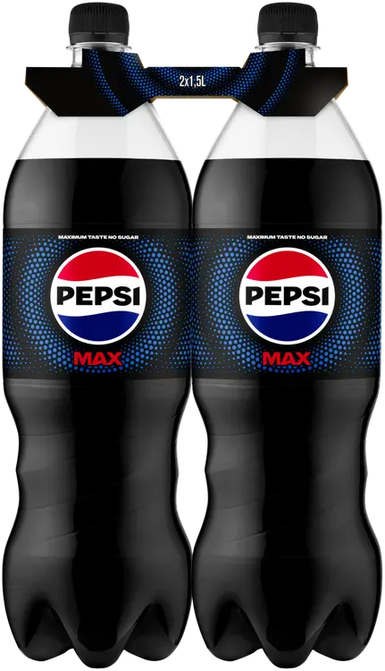 2 x Pepsi Max virvoitusjuoma 1,5 l