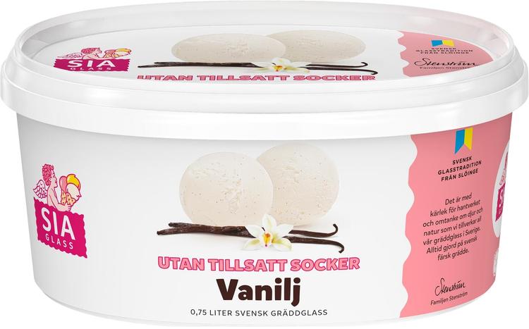 SIA Glass Vanilja ilman lisättyä sokeria