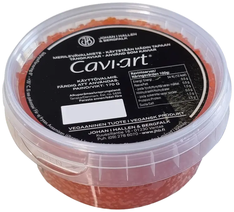 Cavi-art merilevävalmiste,punainen,170g.Vegaaninen tuote