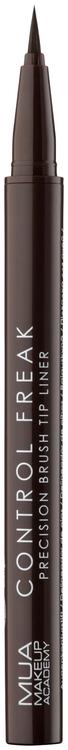 MUA Make Up Academy Control Freak Brush Tip Liquid Eyeliner Brown 0,5 ml, Nestemäinen silmänrajaus