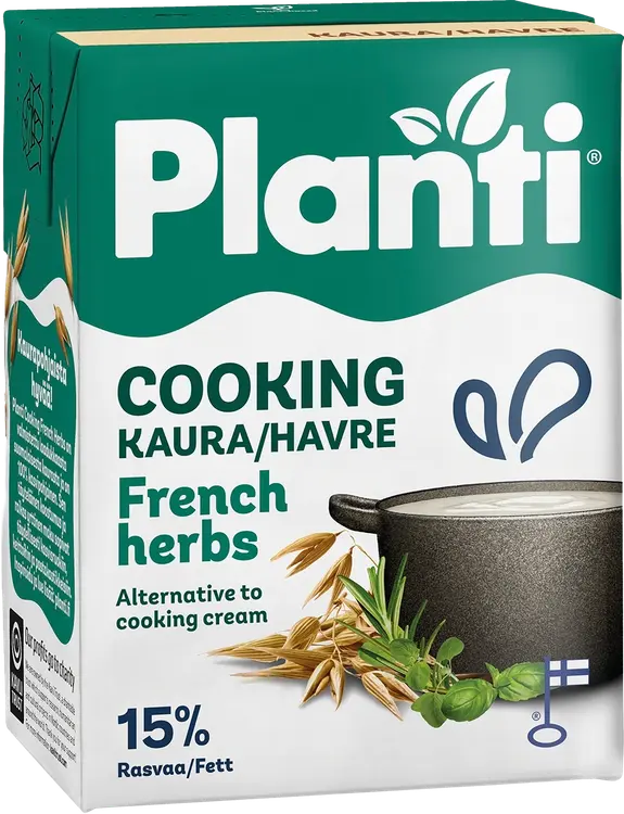 Planti Cooking ranskan yrtit kaurapohjainen ruoanlaittovalmiste 15% rasvaa 2dl