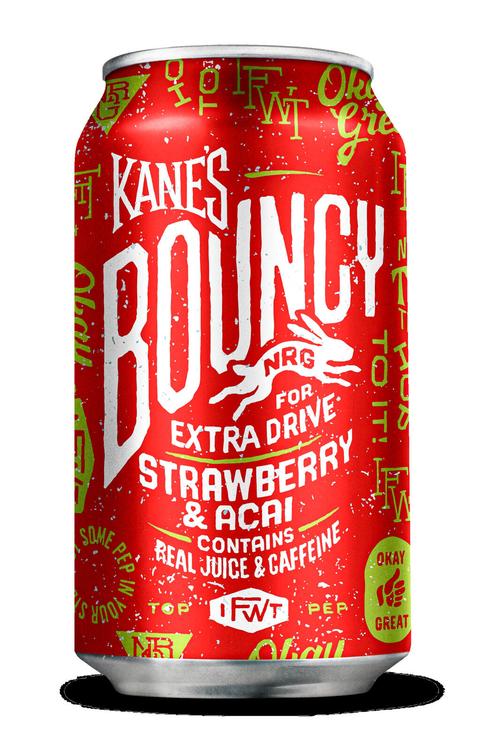 Kane´s Bouncy Strawberry-Acai 0,33 l tlk