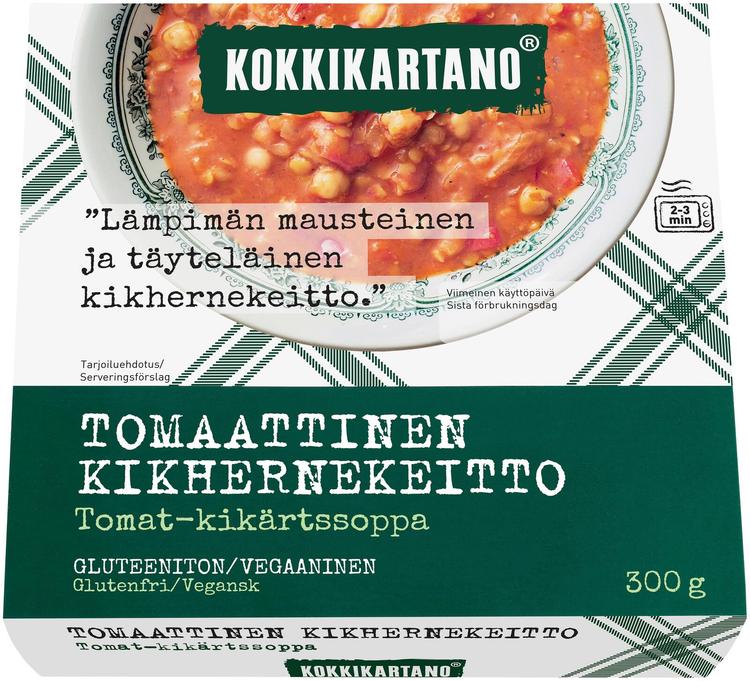 Kokkikartano Tomaattinen kikhernekeitto 300g