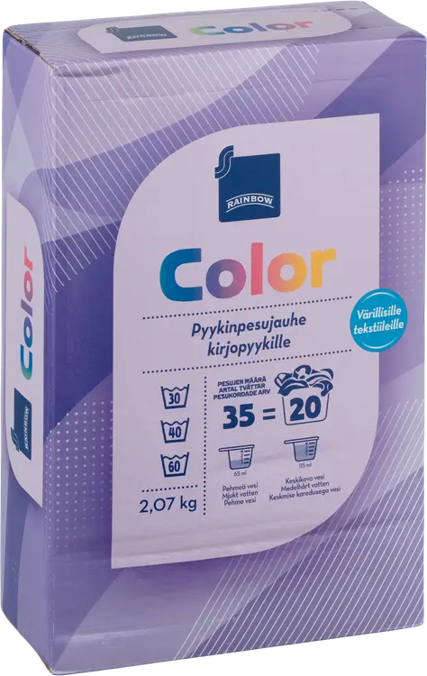Rainbow pyykinpesujauhe kirjopyykille 2,07 kg