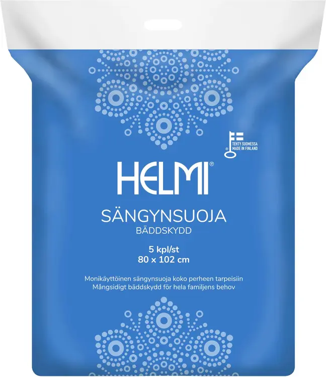 Helmi sängynsuoja 5 kpl 80x102 cm