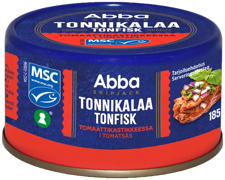Abba MSC tonnikalaa tomaattikastikkeessa 185g