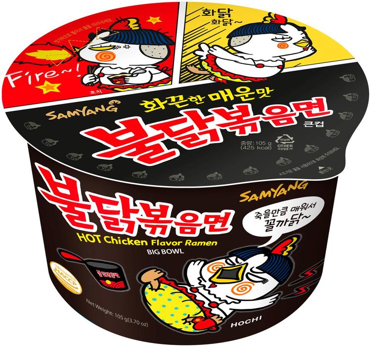 Samyang Buldak Ramen Hot Chicken Big Bowl Original 105g