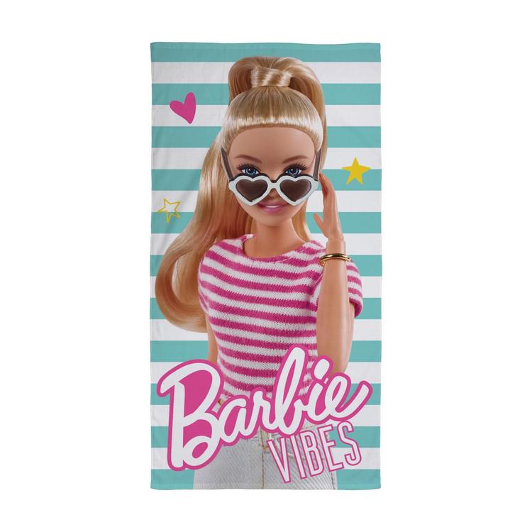 Barbie Kylpypyyhe 70x140 cm pinkki/turkoosi