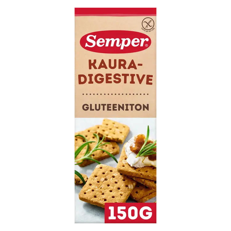Semper Gluteeniton Kaura digestivekeksi 150g