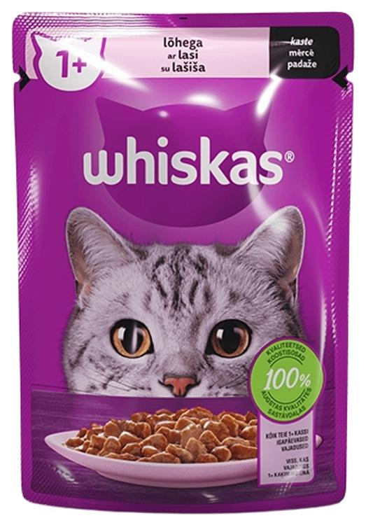 Whiskas 1+ lõhe 85g märgtoit
