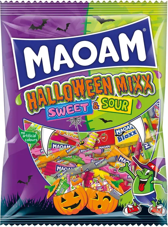 HARIBO Maoam Halloween Mixx sweet&sour 300 g karkkipussi