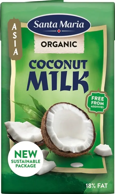 Santa Maria 250ml Coconut Milk luomu kookosmaito