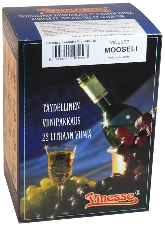 VINESSE Mooseli Viiniainespakkaus 22 litralle valkoviiniä