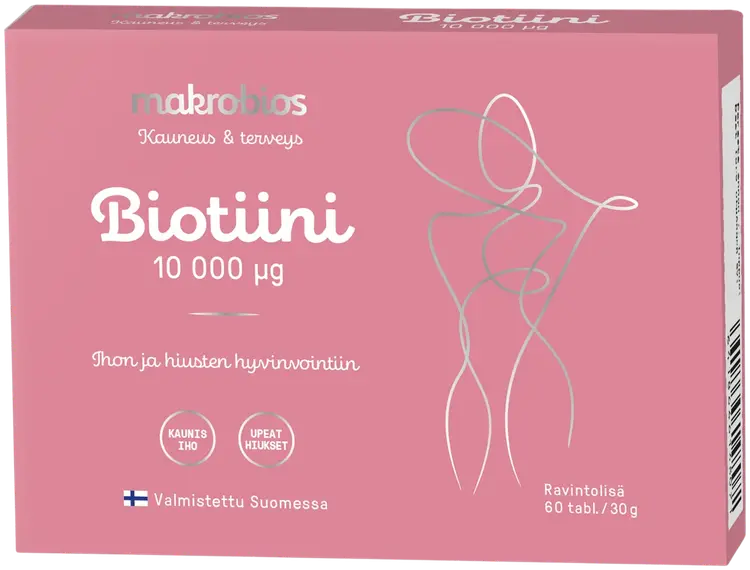 Makrobios Biotiini 10000 mcg 60 tablettia 30g