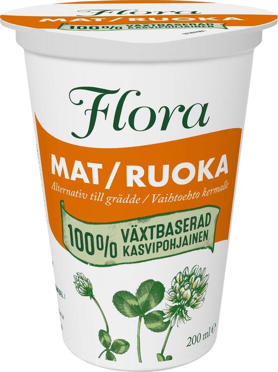 Flora 100% Kasvipohjainen Ruoka 15%