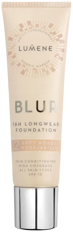 Lumene Blur Pitkäkestoinen meikkivoide SK 15 2 Hunajapilvi 30ml