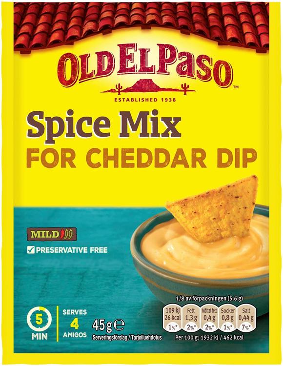 Old El Paso 45g Cheddar Dip Mix