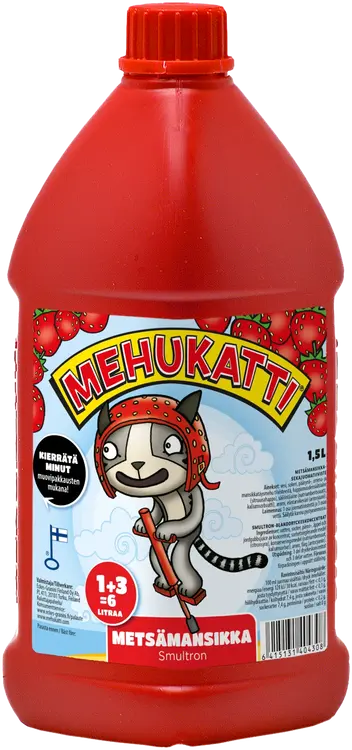 Mehukatti Metsämansikka mehujuomatiiviste 1+3 1,5 L